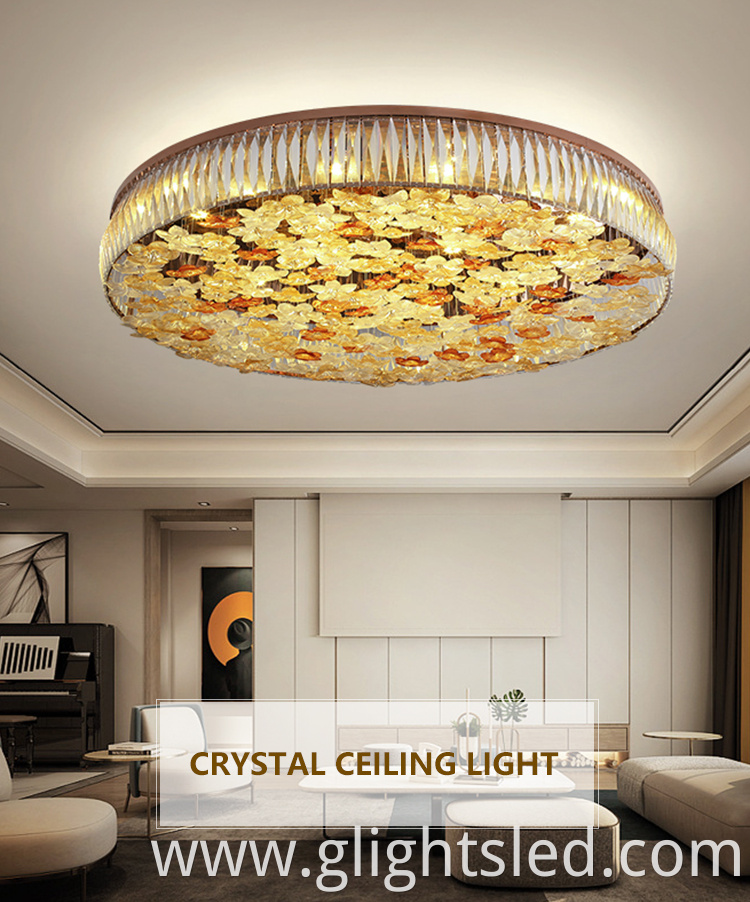 G-Lights Fashion Decoration Indoor Living Room Hotel Glass Ceiling Led Chandelier Pendant Light